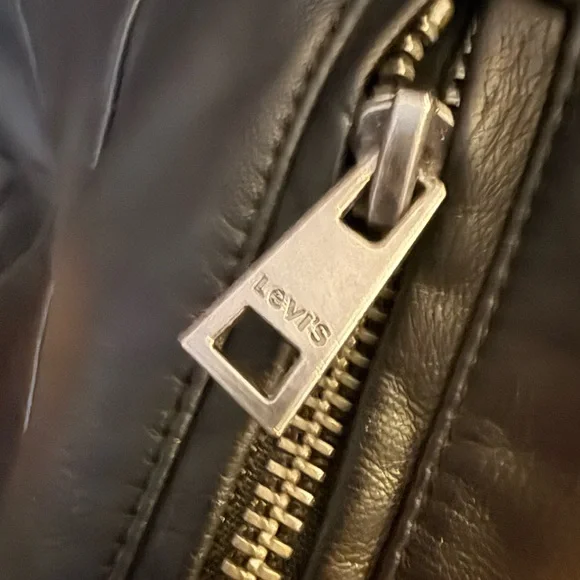 Levi's Levi Strauss & Company Faux Leather Motorcycle Jacket NEW 2X/XXL - Picture 15 of 16